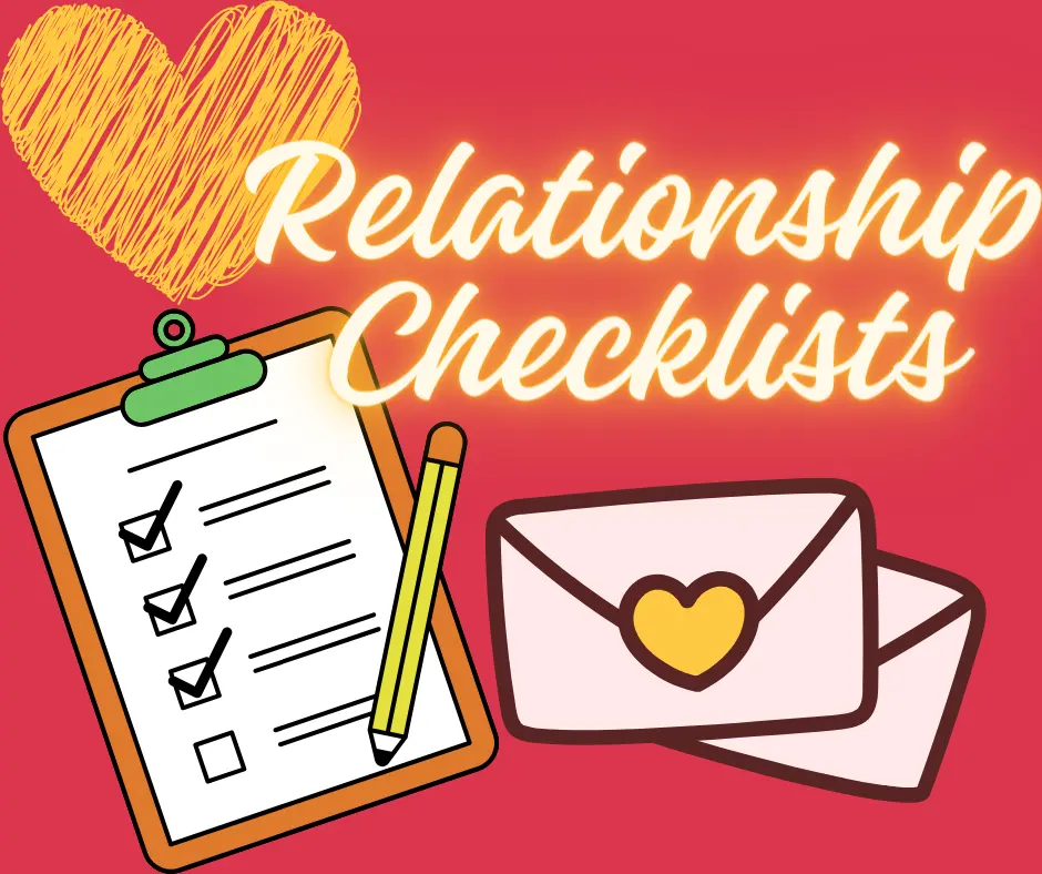 Relationship evaluation checklist