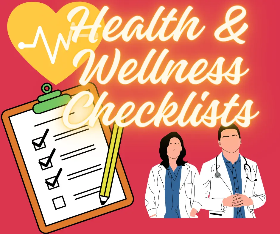 Routine health screening checklist