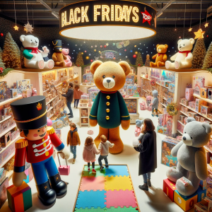Toy store on black friday