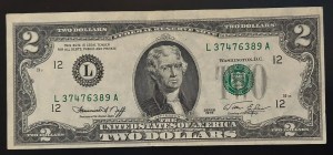 1976 series 2 dollar bill number 2. The enigmatic  bill: unraveling the secrets of america's rarest currency