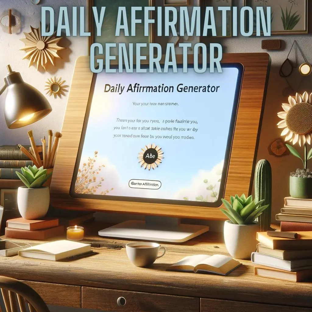 Daily affirmations generator