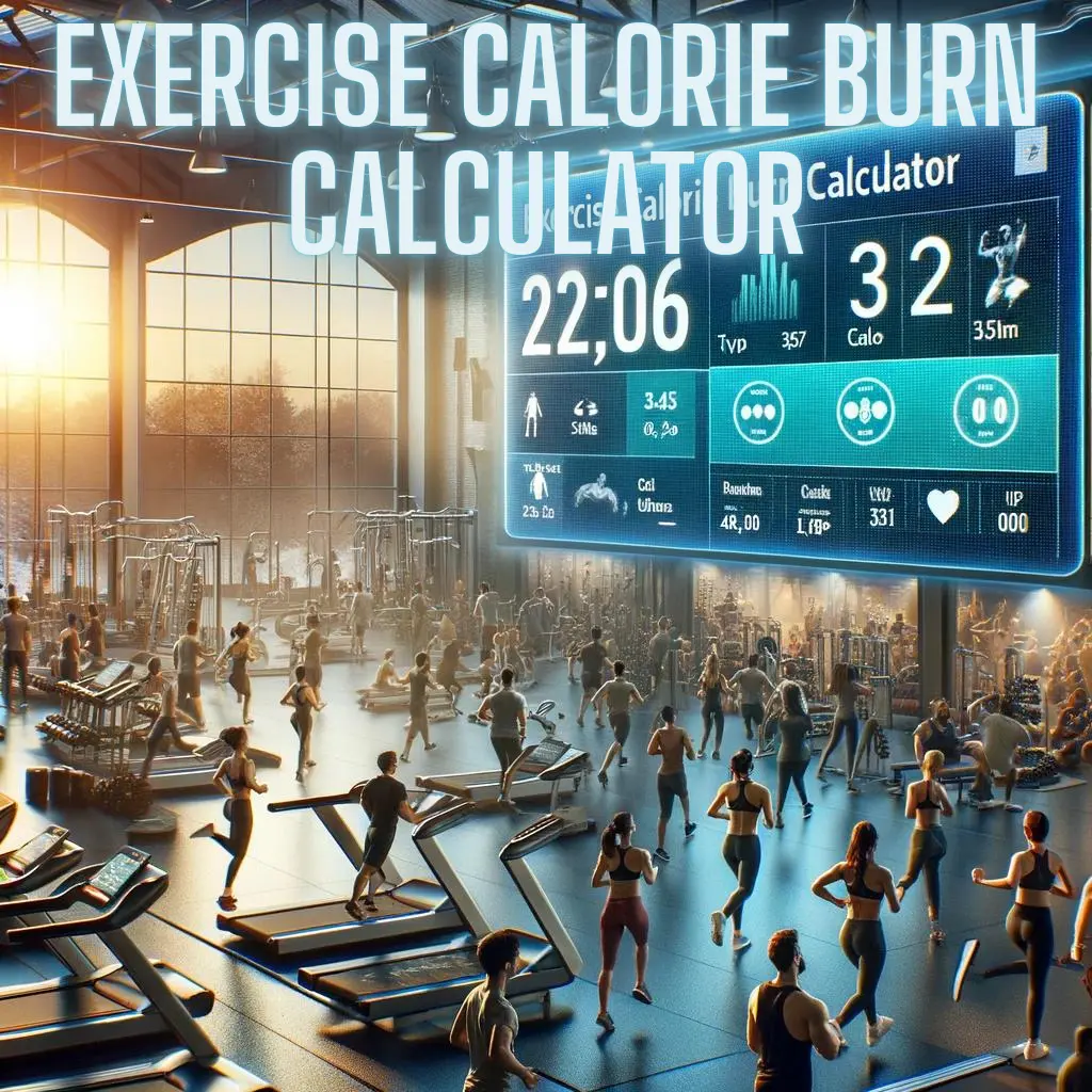 Exercise calorie burn calculator