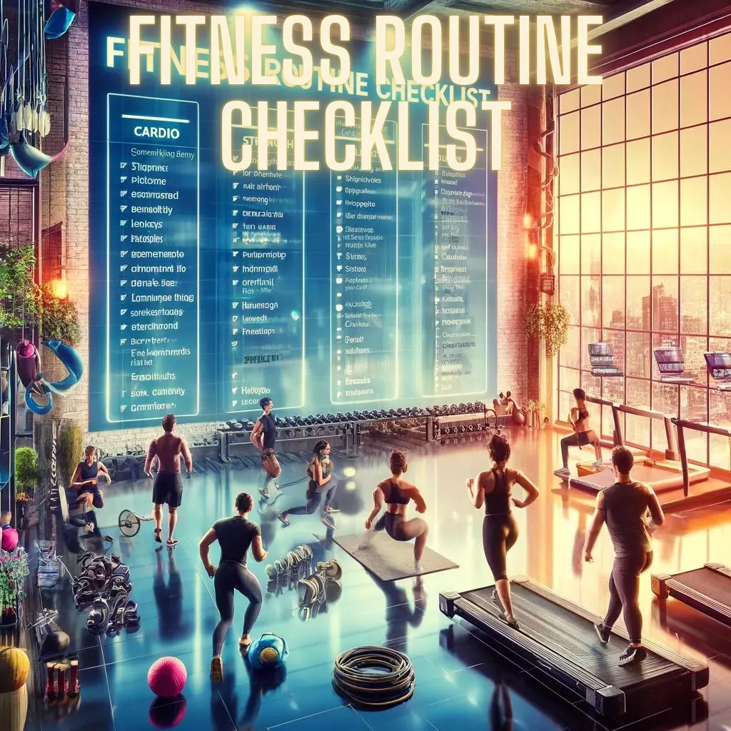 Fitness routine checklist