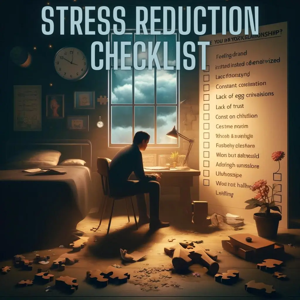 Stress reduction checklist