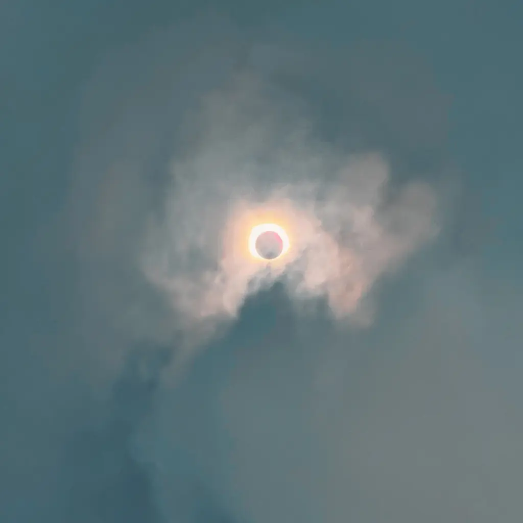 Today's solar eclipse 04/08/2024