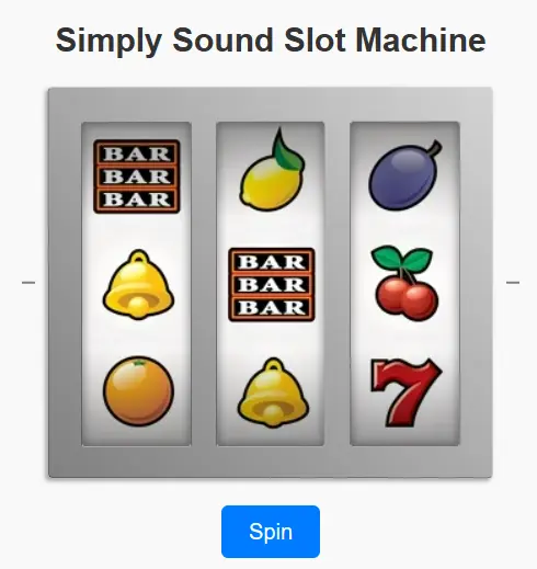Simply sound slot machine